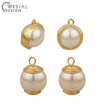 Cordial Design 50Pcs Jewelry Accessories/Hand Made/Genuine Gold Plating/Imitation Pearl/DIY Charms/Jewelry Findings & Components 2024 - buy cheap