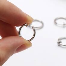 2022 New 10Pcs Sliver No Ear-hole DIY Clip On Circle Hoop Earrings For Jewelry Making 2024 - buy cheap