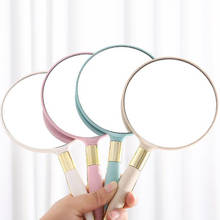 1pcs Plastic Vintage Hand Mirrors Makeup Vanity Mirror Rectangle &Round Hand Hold Cosmetic Mirror With Handle 2024 - buy cheap