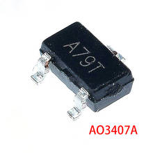 50PCS AO3407A SOT-23 marking: A79T AO3407 SOT23 P-Channel MOSFET New Original 2024 - buy cheap