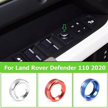 Alloy Silver/Red/ Blue Car Reversing Mirror Adjustment Knob Cover Trim For Land Rover Defender 110 130 2020 Car Accessories 2024 - buy cheap