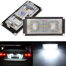 Luz LED para placa de matrícula, montaje de luz para maletero, caja de equipaje, luz para BMW E66, 2 piezas 2024 - compra barato