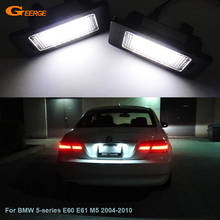 For BMW 5-series E60 E61 M5 2004-2010 Excellent Ultra bright Smd Led License plate lamp light No OBC error car Accessories 2024 - buy cheap