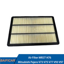 Baificar brandnew genuíno filtro de ar do motor mr571476 para mitsubishi pajero v73 v75 v77 v93 v97 2024 - compre barato