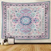 Indian Floral Paisley Medallion Pattern Ethnic Mandala Henna Tattoo Tapestry Wall Hanging for Living Room Bedroom Dorm 50x60 in 2024 - buy cheap