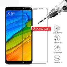 Protetor de tela de vidro temperado, 2 peças vidro transparente para xiaomi redmi note 5 plus 5a 6 6a note5 2024 - compre barato