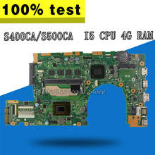 S400CA motherboard 4G RAM I5 For Asus S400CA S500CA S400C S500C S400 S500 Laptop motherboard S500CA motherboard S400CA mainboard 2024 - buy cheap