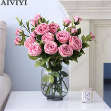 Artificial rose flowers cute small silk flowers wedding bouquets decoration party supplies artificial flower wall plant 2024 - buy cheap