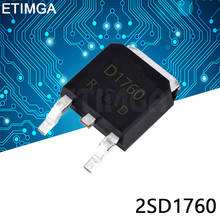 Transistor SMD SOT-252 2SD1760 D1760 TO-252, 10 unids/lote 2024 - compra barato