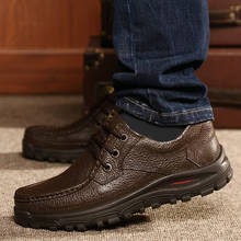 Высококачественные Мужские модельные туфли на шнуровке; большие размеры 38-48; мужские деловые оксфорды из натуральной кожи; Цвет черный, коричневый; 2 цвета 2024 - купить недорого