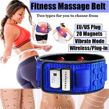 Cinturón eléctrico de adelgazamiento para hombre y mujer, cinturón de masaje con vibración para perder peso, quema grasa, entrenador de cintura 2024 - compra barato