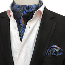 Новый модный мужской комплект шейный платок Ascot официальный шарф с карманом Квадратные наборы Прямая поставка 2024 - купить недорого