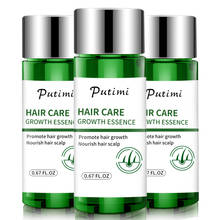 PUTIM мощная Сыворотка для роста волос продукты против выпадения волос эфирное масло более толстая эссенция для роста волос предотвращает облысение продукт 2024 - купить недорого