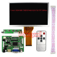 Pantalla LCD TFT de 7,0 pulgadas 7300101463 E231732 1024x600, con 50 pines, tablero de Control HD VGA, Panel de Monitor 2024 - compra barato