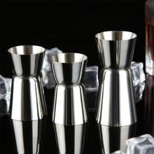 15/30ml or 25/50ml Stainless Steel Cocktail Shaker Measure Cup Dual Shot Drink Spirit Measure Jigger Kitchen Gadgets 2024 - buy cheap