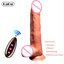 GaGu Realistic Dildo Vibrator Electric Heating Vibrating Big Huge Penis Spot Sex Toys for Women USB Rechargeable Wireless Dildo 2024 - buy cheap