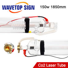 WaveTopSign Co2 лазерная трубка WT1850 150W лазерная Стекло трубка Длина 1850 мм Dia.80mm использовать для Co2 лазерная резка, гравировальный станок 2024 - купить недорого