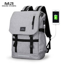 Mark Ryden 15.6 Inch Laptop Bag Large Capacity Man USB Design Backpack Bag Black Backpack Women's School Bags Mochila Masculina 2024 - buy cheap