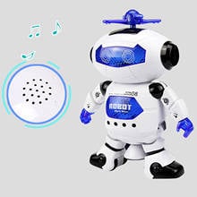 Робот игрушки петь Танец робота для мальчиков, для малышей, робот От 3 до 6 лет возраста Рождественский подарок на день рождения 2024 - купить недорого