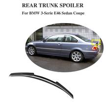 E46 Carbon Fiber Spoiler for BMW 3 Series E46 Coupe 1999-2006 Carbon Fiber rear spoiler Rear trunk wing 2024 - buy cheap