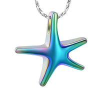Starfish Cremation Jewelry for Ashes Memorial Keepsake for Women/Men Memorial Keepsake Urn Pendants 2024 - buy cheap