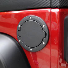 Mental Car Door Fuel Tank Gas Cap Cover for Jeep Wrangler JK 2007 2008 2019 2010 2011 2012 2013 2014 2015 2016 Car Exterior Part 2024 - buy cheap