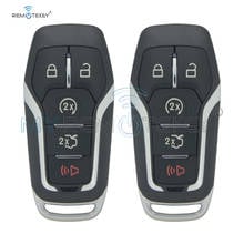 Remtekey 2pcs M3N-A2C31243300 5 button 164-R7989 for Ford Edge Explorer Fusion 2015 2016 2017 Smart remote key case 2024 - buy cheap