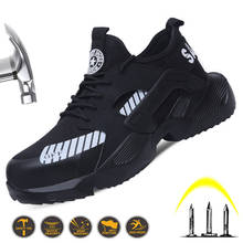 Safety Shoes With Metal Toe Men Immortal Indestructible  Shoe Work Shoes With Steel Toe Work Boots Breathable Sneakers 2024 - buy cheap