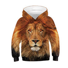 3D Lion Print Hoodies Children's Sweatshirts Kids Full Sleeve Cosplay Costume Clothing Boys Hoodies Teen Girls Sweatshirt 2024 - buy cheap