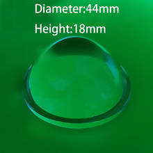 40 мм 44 мм оптическое стекло Асферические светодиодсветодиодный плоские выпуклые линзы с концентрированным отражением комплект прожекторных ламп Lentes 2024 - купить недорого