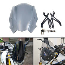 Protector de parabrisas para motocicleta, pantalla con soporte de montaje, Deflector de viento, accesorios para moto, para BMW G310R 2016 17 18 2019 2024 - compra barato