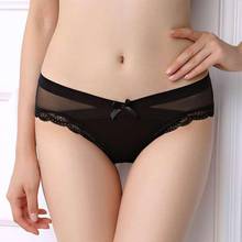 BZEL Women's Panties Low-Rise Sexy Underwear For Women Lace Frill Solid Panties Leisure Briefs For Women Female Lingerie M-XL 2024 - buy cheap