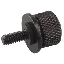 Black Billet Aluminum Knurled Craft Rear Fender Seat Screw Bolt Hardware For Harley 96-20 Sportster Dyna Softail Touring CVO 2024 - buy cheap