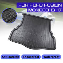 Car Rear Trunk Boot Mat Waterproof Carpet Anti Mud Tray Cargo Liner For Ford Fusion Mondeo 2013 2014 2015 2016 2017 Floor Mats 2024 - buy cheap