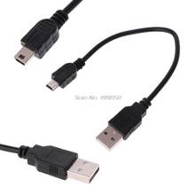 10 шт./лот короткий USB 2,0 A штекер мини 5 Pin B кабель для зарядки данных Шнур адаптер 2024 - купить недорого
