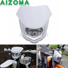 Faro delantero Universal para motocicleta, máscara de luz blanca para Motocross, Supermotor, para Yamaha, Kawasaki, Enduro, todoterreno 2024 - compra barato