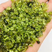 Natural peridot quartzo cristal pedra rocha chips sorte cura pedras naturais minerais saúde decoração mobiliário 2024 - compre barato