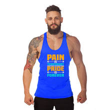 Tank Tops Men Mesh Gyms Sport Vest Singlet Solid Cotton Muscle Undershirt Clothing Bodybuilding Shirt Fitness Sleeveless Shirt 2024 - buy cheap