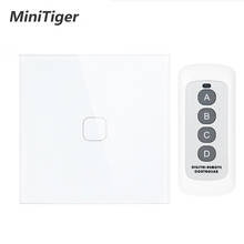 Mobu painel de vidro cristal padrão ue/reino unido, painel de vidro com controle remoto, para parede, interruptor de toque, luz, led inteligente, 220v