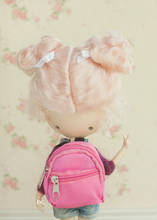 Оригинальный рюкзак для Барби Blyth Kurhn Licca boneca BJD 1/6, мини-школьный ранец ручной работы, дорожные аксессуары для кукольного дома принцессы 2024 - купить недорого