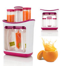 Baby Food Container Toddler Food Mashing Station Children Fresh Squeezed Fruit Juice Station Kids Fruit Puree Packing Machine 2024 - buy cheap