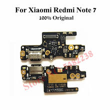 Original USB Charging Dock Port Flex cable For Xiaomi Redmi Note 7 NT7 Note 7 pro Charger plug board with Microphone Replacement 2024 - buy cheap