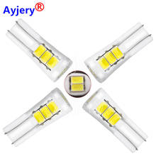 AYJERY 100pcs W5W T10 Ceramic 8 SMD 5630 LED LED 5730 194 168 Wedge Side License Plate Light Lamp white wedge parking dome light 2024 - buy cheap