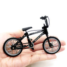 Mini brinquedo de dedo para bicicleta, modelo de bicicleta de montar com liga abs criativa de dedo para montar, brinquedo educacional para crianças crescimento para meninos 2024 - compre barato