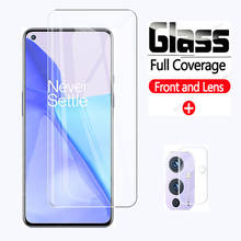 Vidro temperado 2 em 1 para oneplus 9 e 9r, vidro protetor completo para tela e para as lentes das câmeras para one plus 9 e 9r 2024 - compre barato