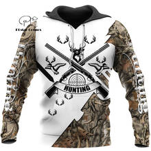 Camo HUNTING ANIMALS elk deer art 3D Hoodies Hoodie Men Women New Fashion Hooded Sweatshirt Long Sleeve Casual Pullover coat-23 2024 - buy cheap