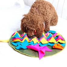Training Blanket Puzzle Sniffing Mat Pad Feeding Accessories Nosework Detachable Fleece Pads Pet Toy Dog Sniffing Mat 2024 - buy cheap