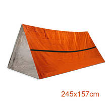 Emergency Shelter Outdoor Thermal Blanket Camping Sleeping Bag Survival Tent 2 Person Outdoor Rescue Survival Kit 2024 - buy cheap