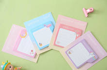 Kawaii unicorn Sticky Notes Self-Adhesive Memo Pad Planner Stickers sticky Bookmark office School Supplies papelaria 2024 - buy cheap