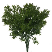 Green Artificial Plastic 6 Branches Parsley Grass Home Wedding Party Decor 2024 - buy cheap